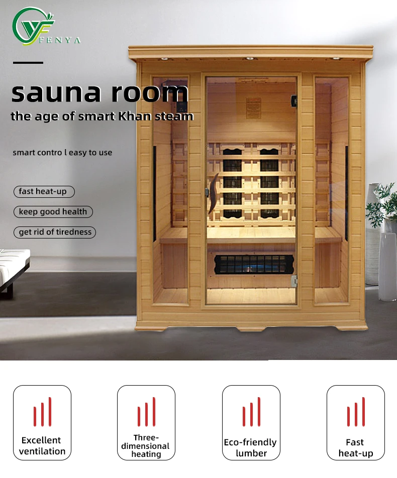 Dynamic Saunas Fenya 4 Person Low Emf Far Infrared Carbon Canadian