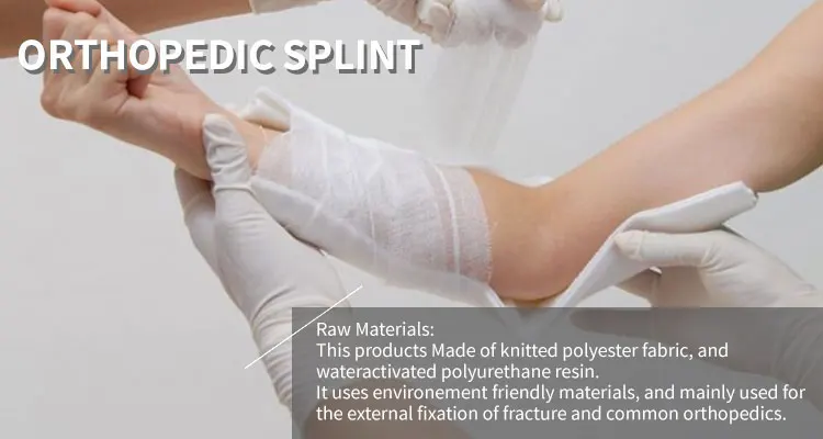 Medical Orthopedic Fiberglass Casting Splint Moldable Medical Splint ...