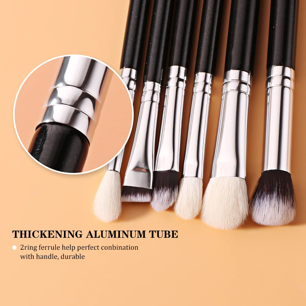 BEILI натуральная Кисть для макияжа из козы, 25 шт., кисть для нанесения основы, пудры, теней, смешивания, Высококачественная Кисть для макияжа, частная торговая марка, оптовая продажа