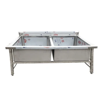 Extra Large Double Sink Stainless Steel Thawing Sink Commercial - Buy ...