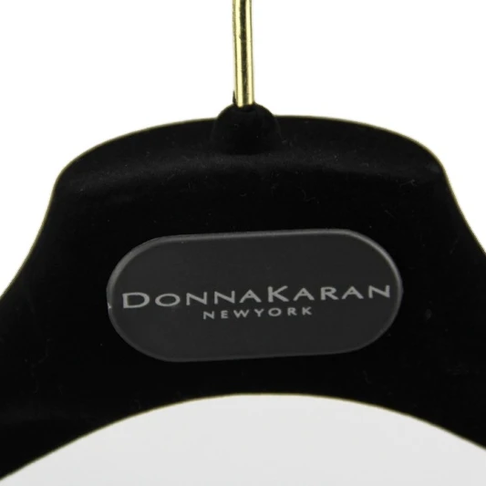Small Hook Names Accessories Shop Micro-suede Fabric Padded Hanger Black Living Room Plastic Desktop Single Christmas CLASSIC YT