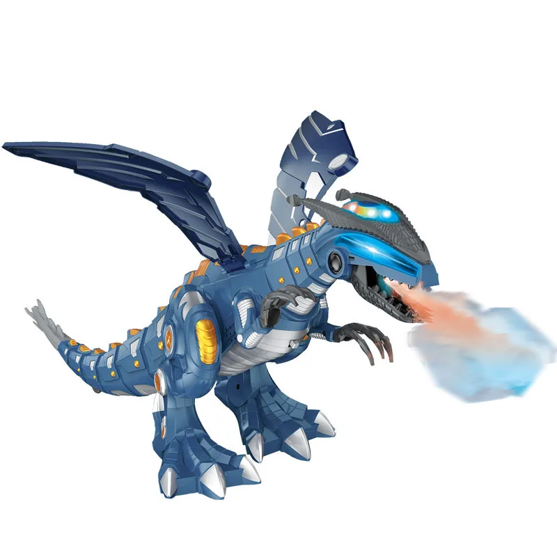 Многофункциональный Электрический динозавр с батарейным питанием, ходячий Электрический динозавр со светом и звуком, робот, динозавр, детские электрические игрушки