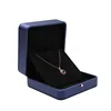 Blue necklace box L
