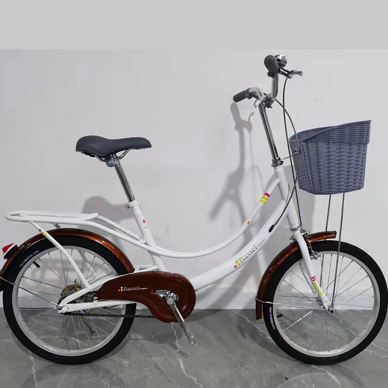 New Design Model Adult Folded Color Tire Size 22 24 28 Inch Wheelset Bicycle with Basket for Women Lady Girls Sri Lanka Kenya