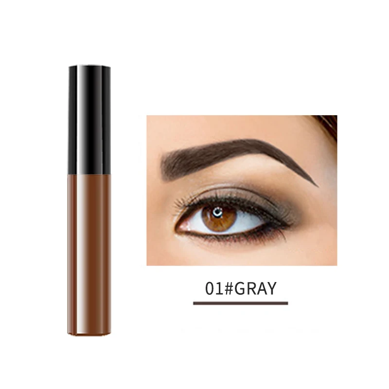 black color diy waterproof tearable eyebrow cream high pigment