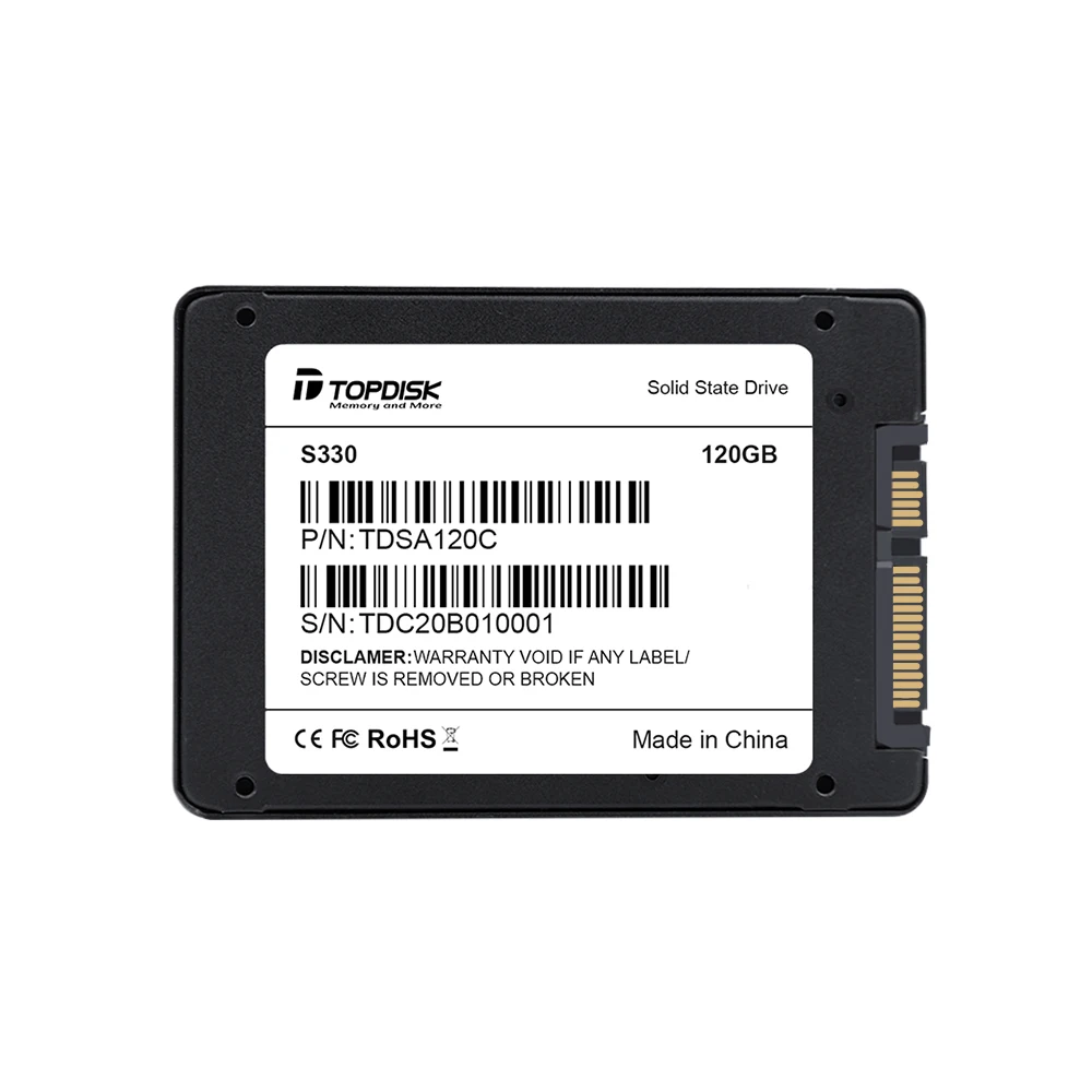 Topdisk Internal SSD 64gb 120gb 128gb 240gb 256gb 480gb 500gb 512gb 1tb 2tb  2.5 inch Solid State Drive