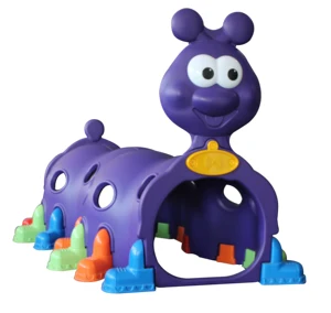 Crawling Playground Play Worm Tunnel Colorful Plastic Indoor and Outdoor Unisex Playground for Kids Indoor Amusement Park 2years