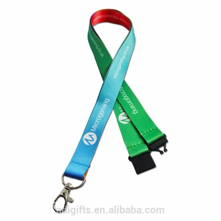 Customized Advertising Promotional Dye Sublimation Polyester Lanyards No Minimum Custom Keyring Lanyard Single Product On Alibaba Customized Advertising Promotional Dye