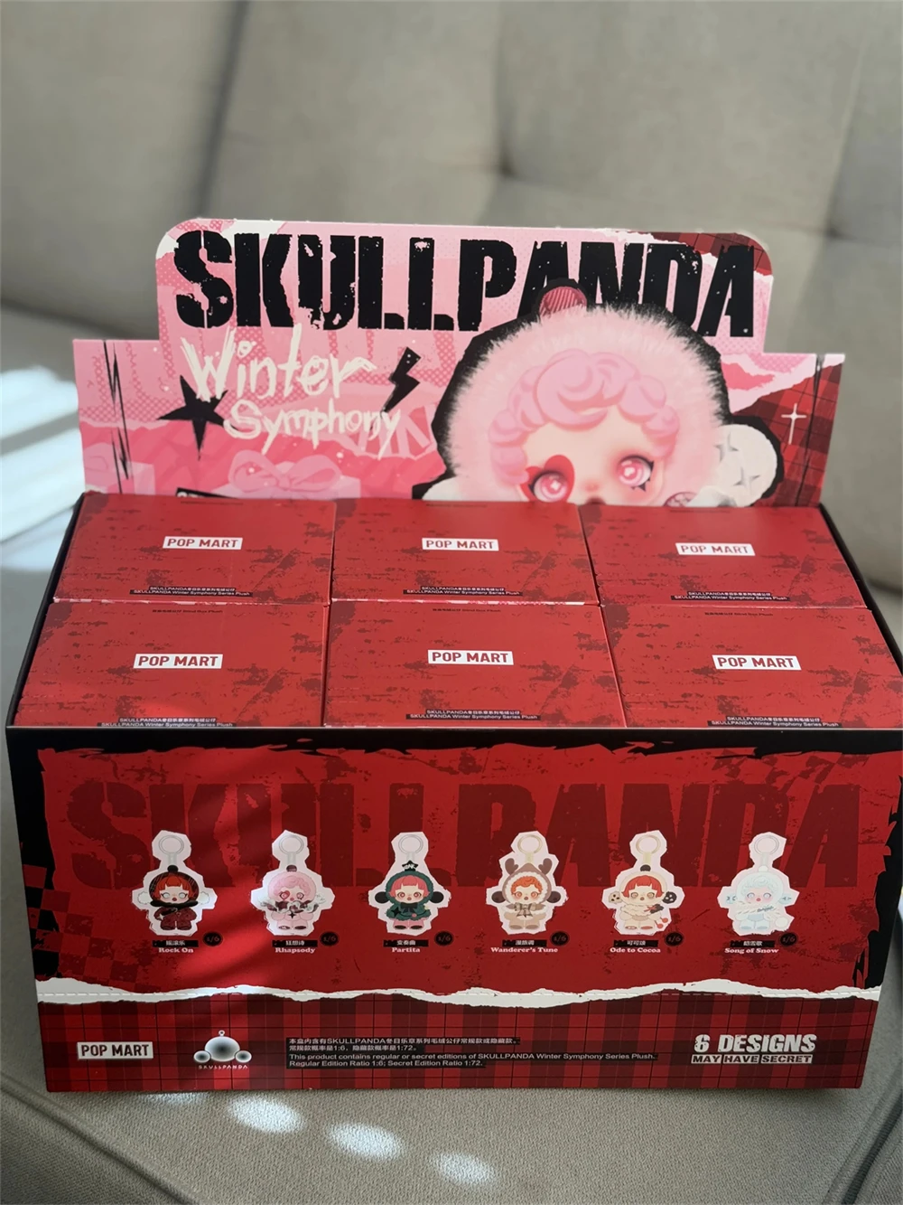 100% Original POPMART SKULLPANDA Winter Symphony Series