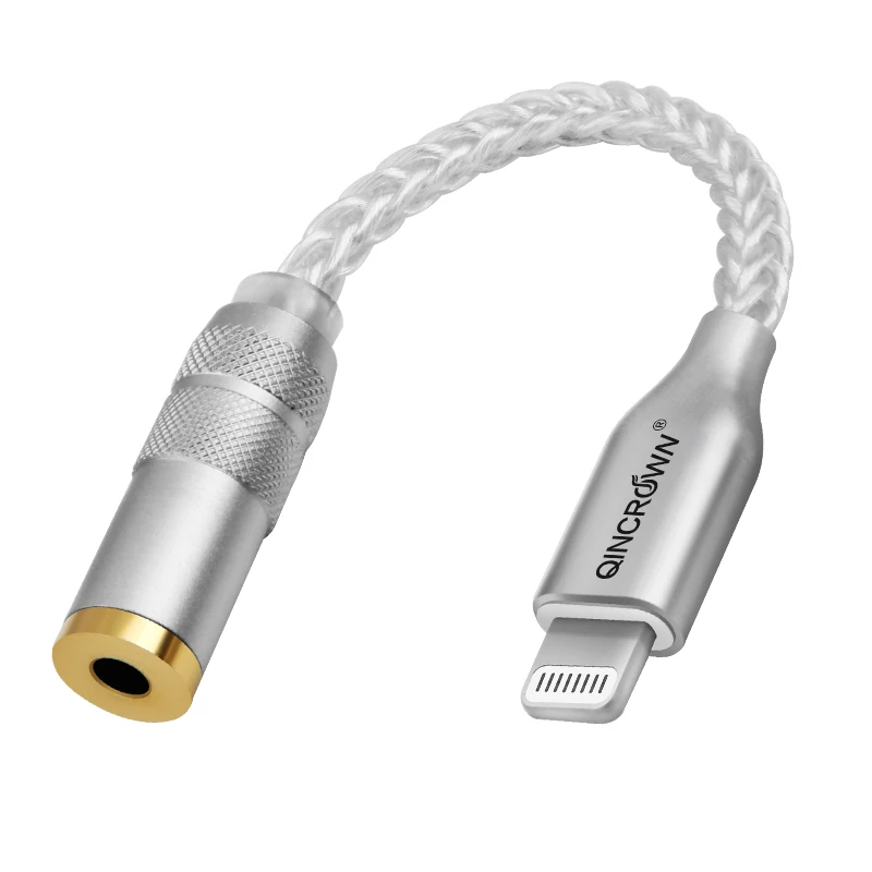 Professional PVC Coated 3.5 MM Female to Male Adapter for Apple Earphone Jack for Mobile Phone Tablet Car Headset with Aux Cable