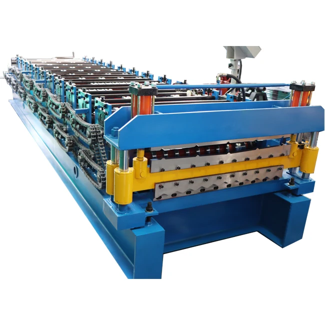 Двухслойный ИБР и гофрированный лист для крыши, машина для профилирования валков