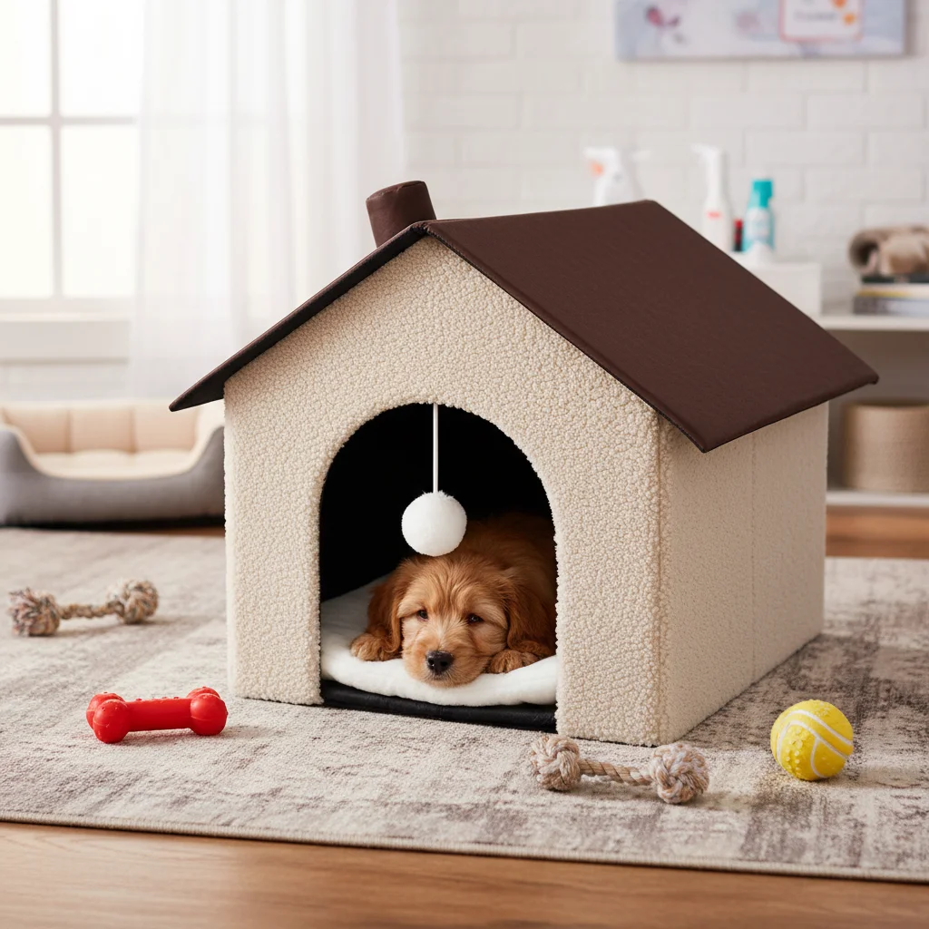 Funny Luxury Indoor Small Dog Cat House Pet Bed Dog House