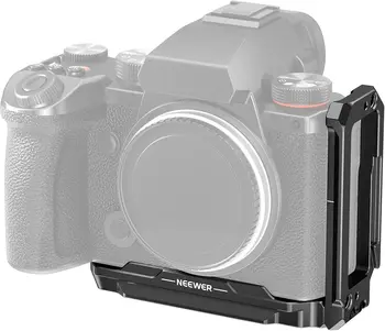NEEWER L Bracket for   LUMIX S5 II/S5 II X, Aluminium, Quick Change Horizontal and Vertical Side Plate Extensible Arca