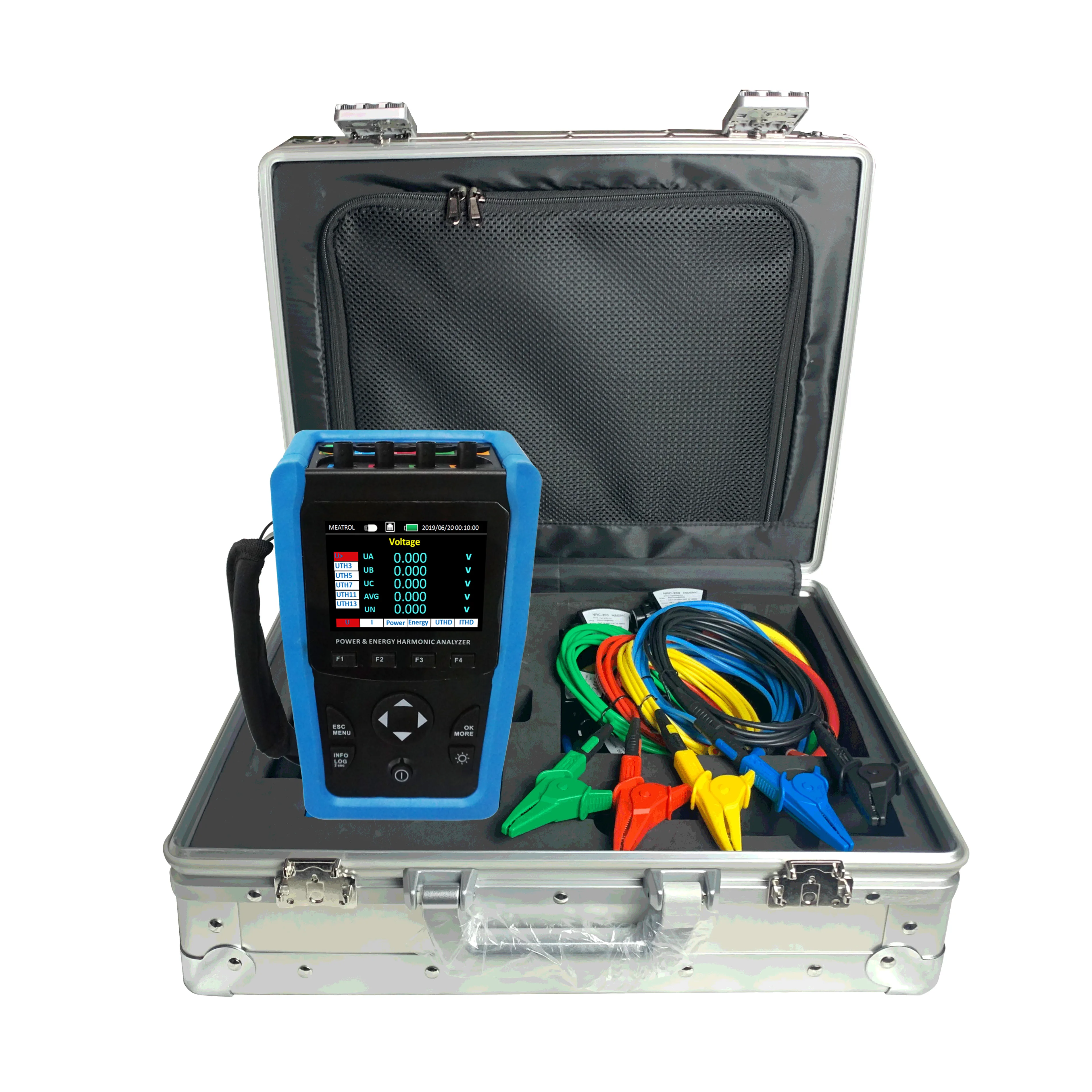 ME440 Handheld Data Logger Three Phase Power Meter Measurement Analysis Instruments Solar Power Analyzer