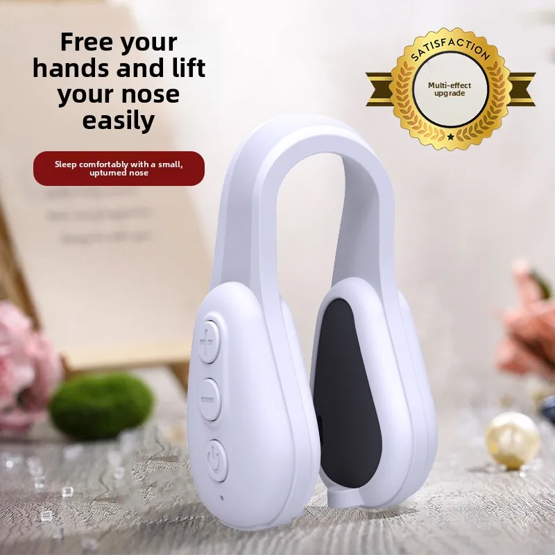 EMS Nose Shaper Electric Nose up Lifting Clip Bridge Straightener Corrector Beauty Device with Musical Function for Face