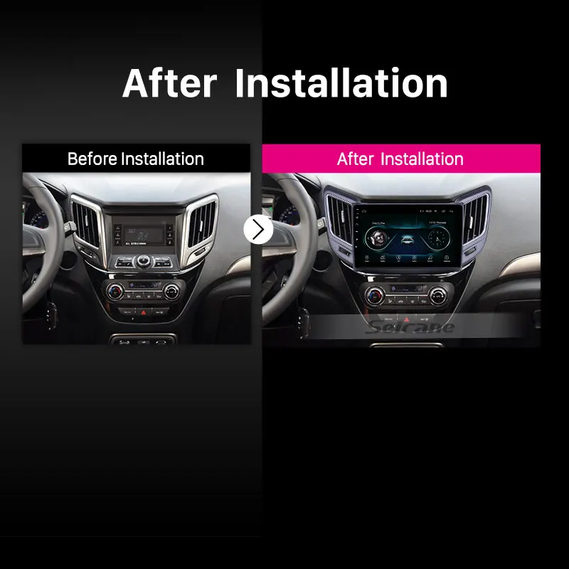 9 Inch Android 11.0 GPS Navigation Radio for 2016-2019 Changan CS15 with WiFi HD Touchscreen Support Carplay DVR