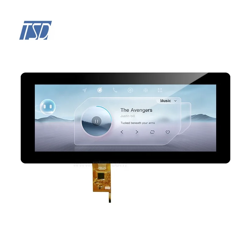 Automotive 12.3'' ips touch lcd screen with usb&i2c interface 1920x720 dashboard display 12.3'' tft lcd module