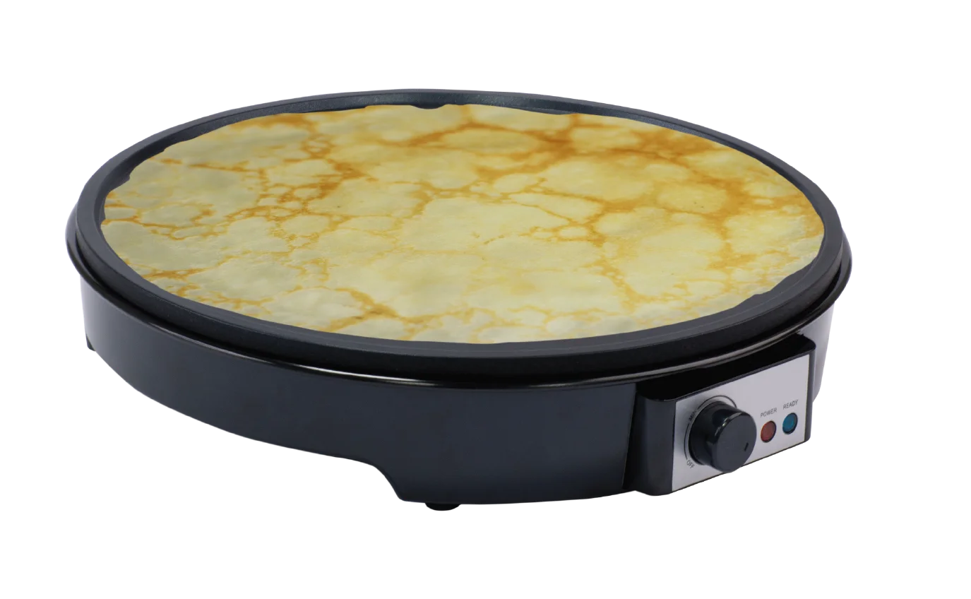 New Electric Temperature Control Electric Crepe Maker Griddle for Pancakes and Eggs