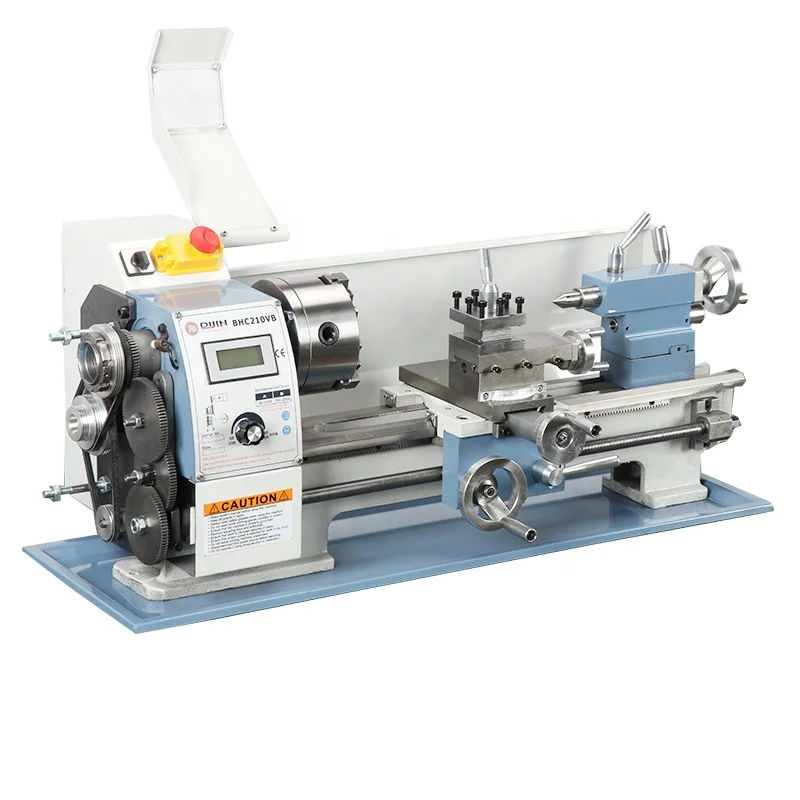 Small Household Lathe WM210V Bench Mini Lathe Machine 8x16 Metal Torno 38mm With CE Approved