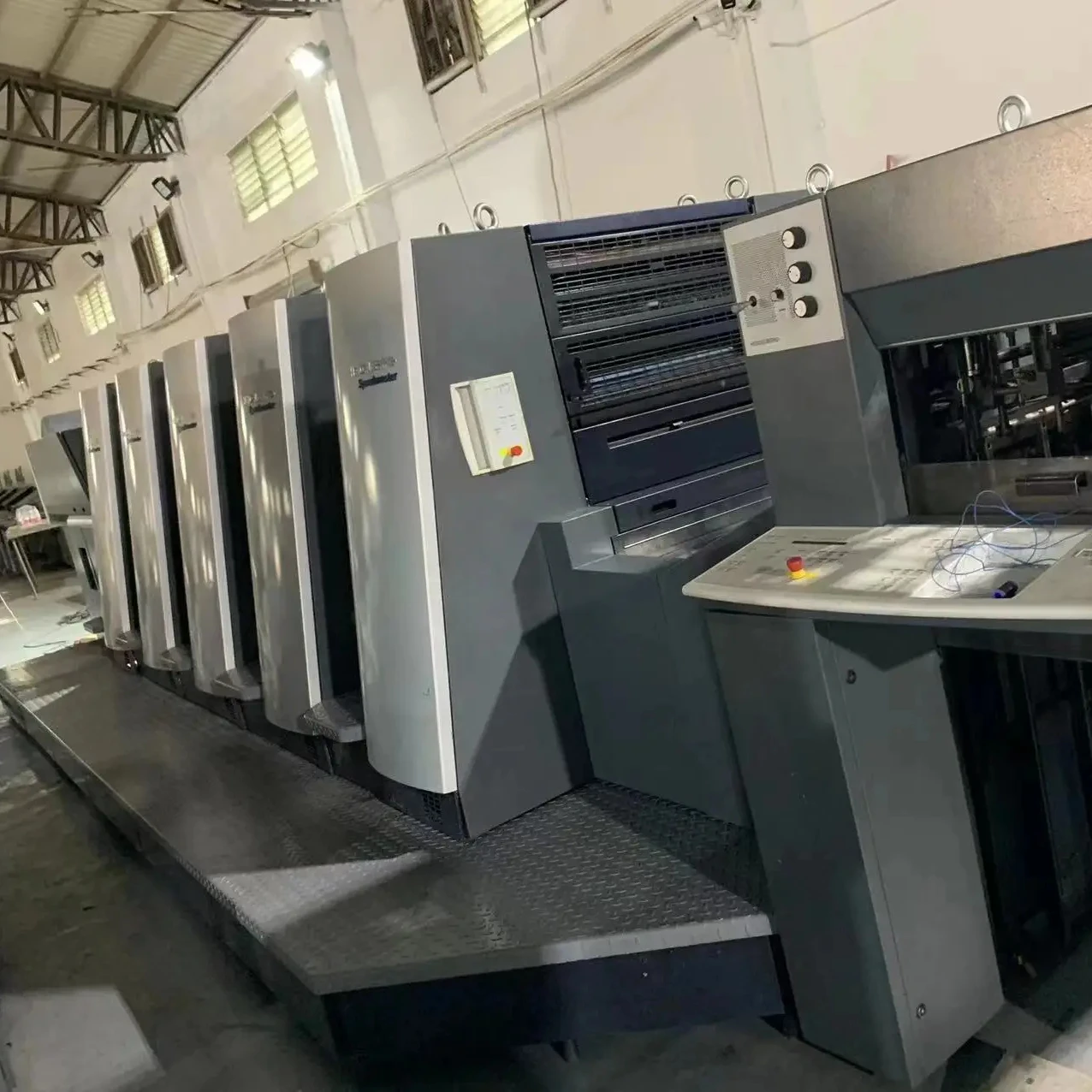 Heidelberg Speedmaster XL 75-5-F Offset Printing Machine - 5-Color ...