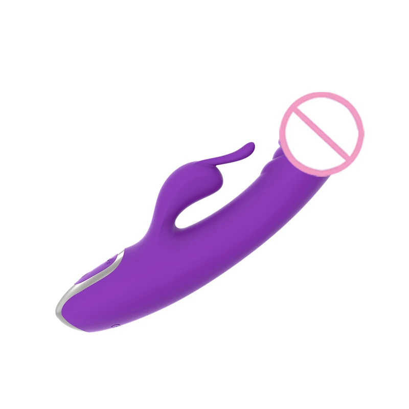 Waterproof Quiet Vibrating Dildo Massager Rabbit Vibrator Adult Sex Toys  for Women