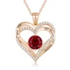 Rose gold and red diamonds
