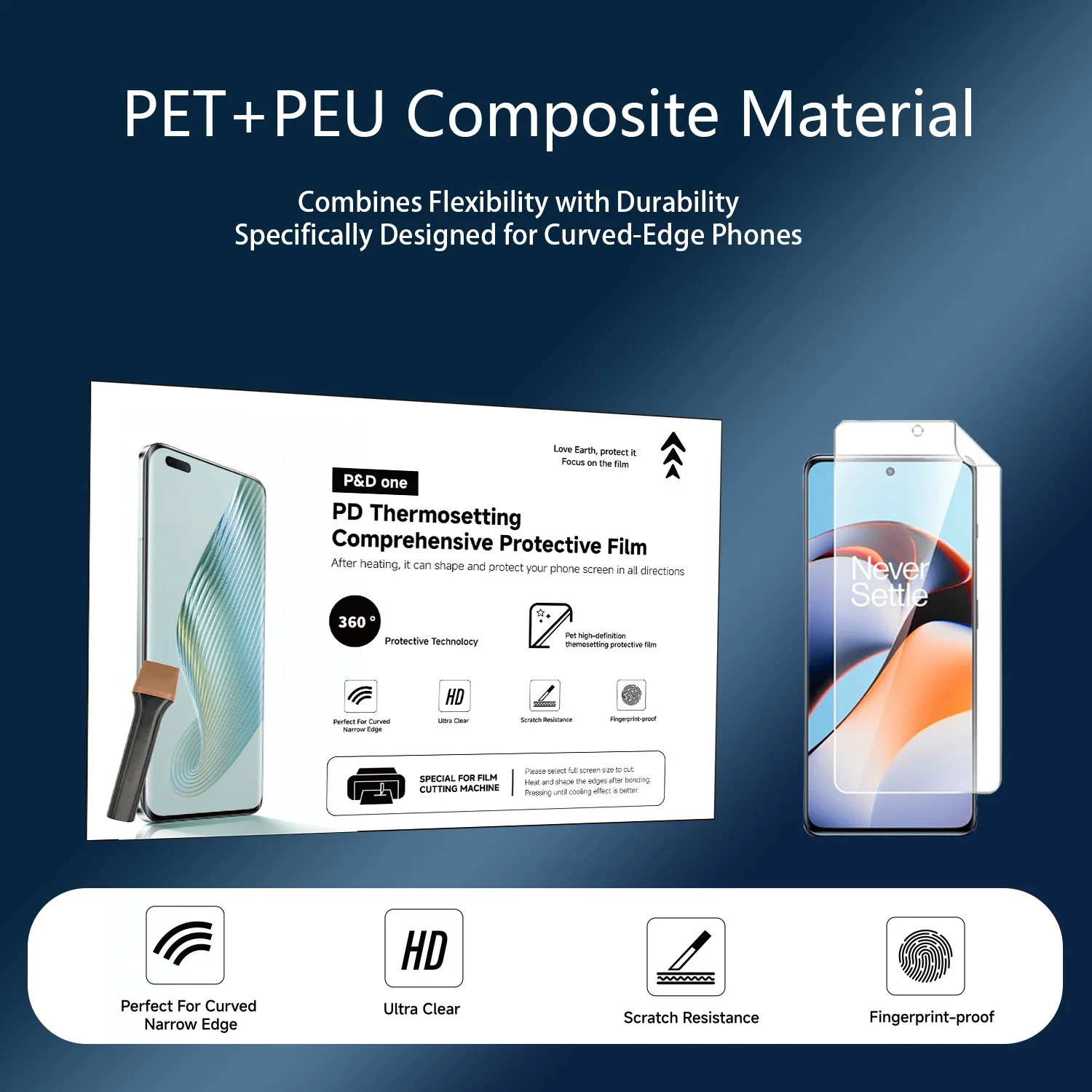 product electroplating pet  epu hydrogel film hd anti fingerprint screen protector high quality 120180mm hydrogel cutting film-8