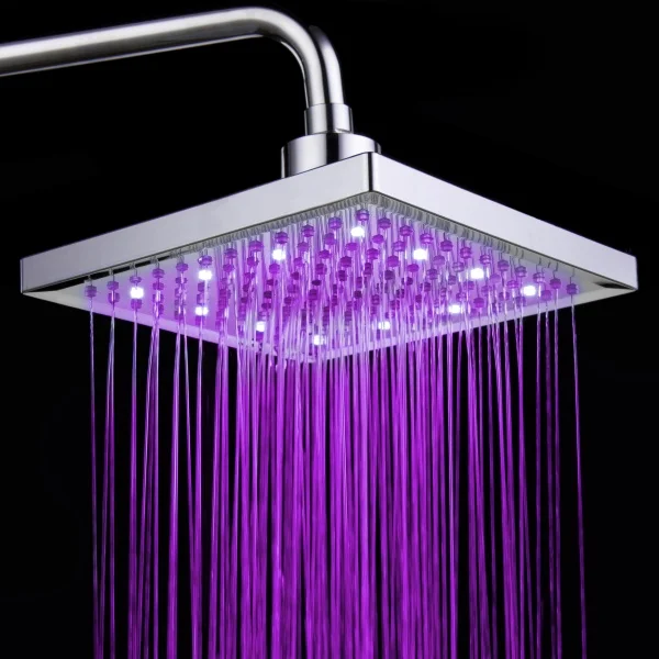 Hot Selling LED Color Changing Water Saving stainless steel Shower Head