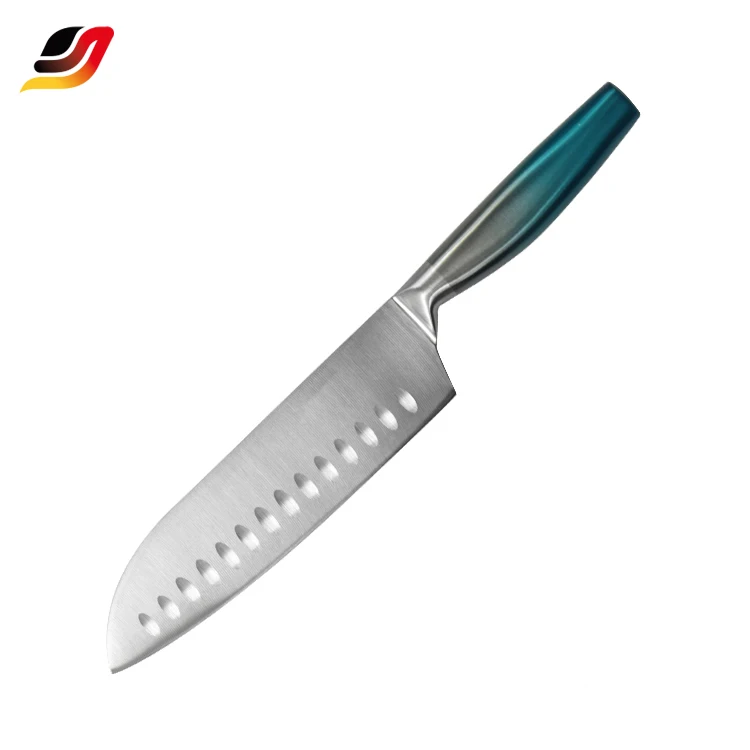 Factory Direct Sale sharp Blade Stainless Steel Hollow Handle Painting Coated 6 Pcs Kitchen Knife Set