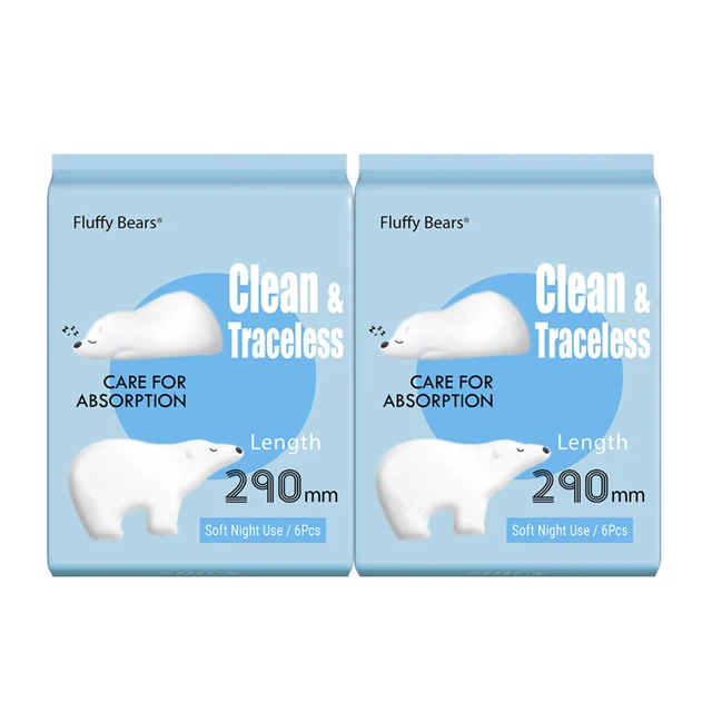 Clean and Ultra Soft Sanitary Napkins, Dry Surface, Quick Infiltration, Menstrual Safety Care Sanitary Napkins