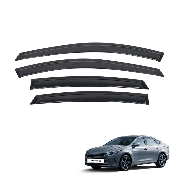 Modification Accessories Sun Rain Shield Wind Deflector Door Window Visor Shield for BYD Chazor Destroyer 05