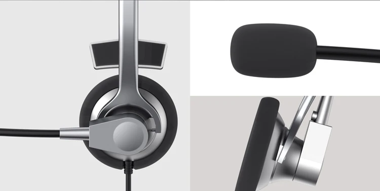 H204D Havit Auriculares Convert Call Center Headband Headphone Head Phone Computer Telephone Headsets for Pc