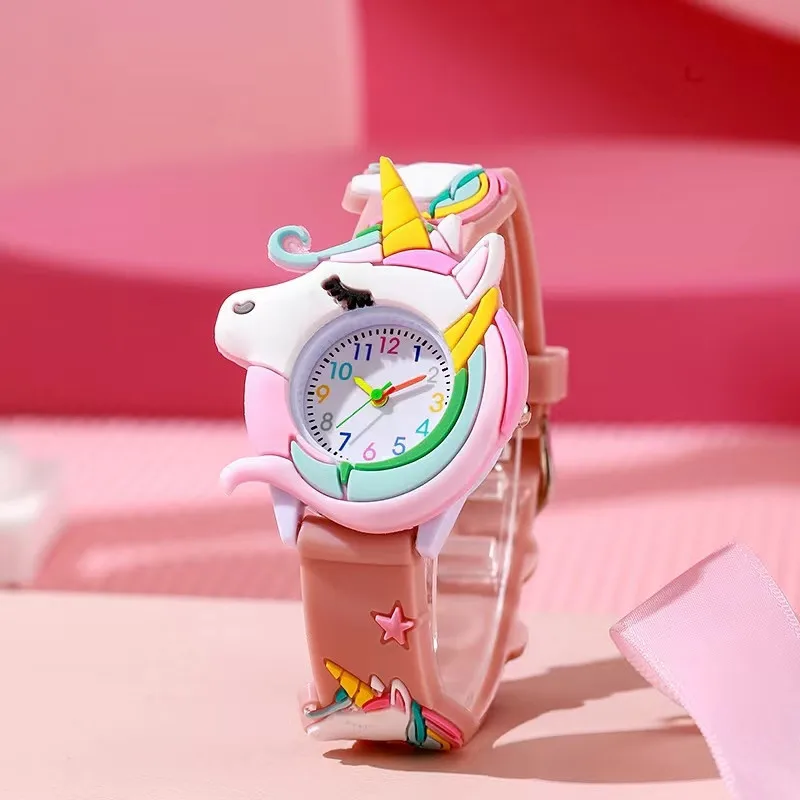 Charming Rainbow Unicorn Kids Quartz Watch