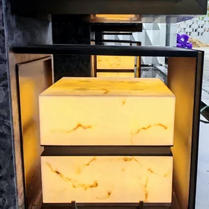 Wholesale Classical Fashion Design Corridor Outdoor Floor Lamp Bespoke Decoration Faux Marble Stainless Steel for Villa Hotel