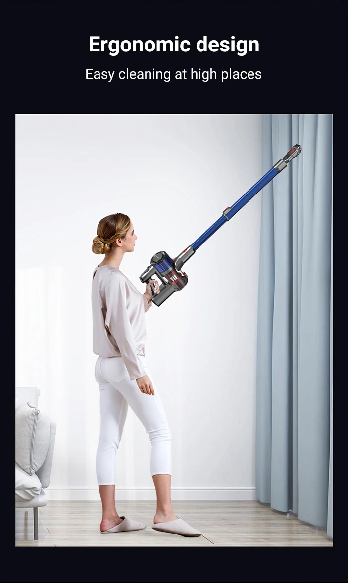 380w 30kpa Simply Handheld Portable Cordless Stick Vacuum Cleaners With