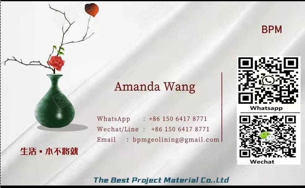 Geomembrane Dam Liners 250 microns Plastic Rolls 100m