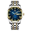 uomo argento blu oro
