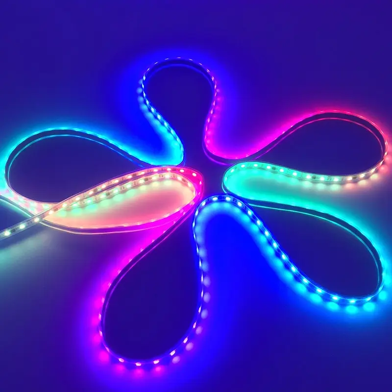 Dc12v Ws2811 Dreamcolor Led Strip 5m/10m Rgbic 5050 Smd Rainbow