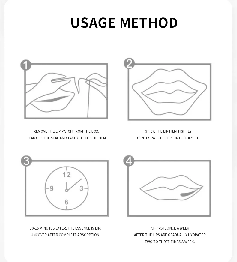 Sersanlove 24k Gold Eye Mask & Lip Mask Combination Pack Moisturizing