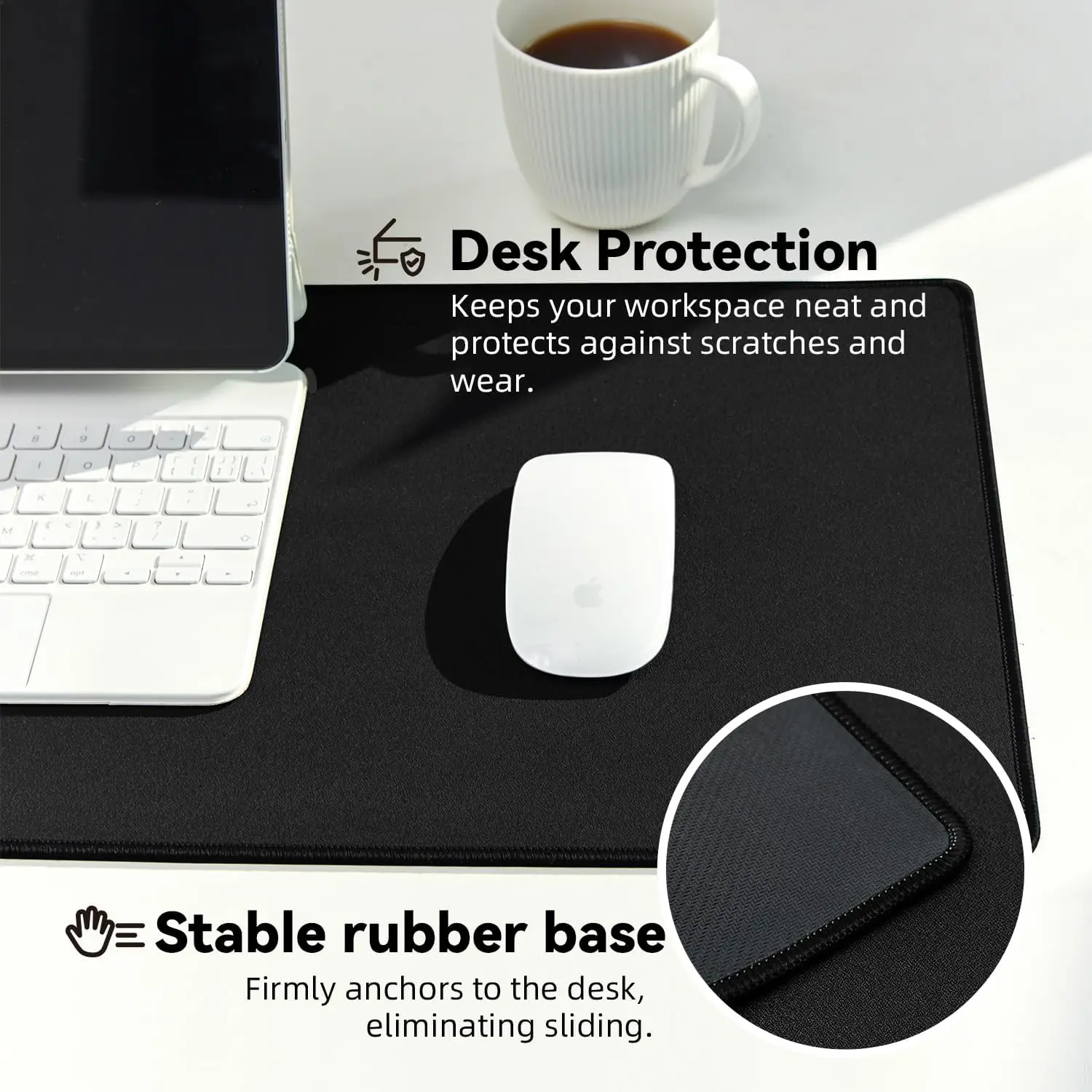 Custom Design Large Gaming Mouse Pad Non-Slip Rubber Base Big Computer Keyboard Mouse Ma aperçu 4