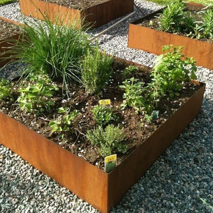 Bordo Paesaggistico In Metallo, 6 Strisce Da 100 Cm, Profondità 25 Cm. Acciaio Resistente Color Ruggine. Ideale Per Aiuole E Giardini.