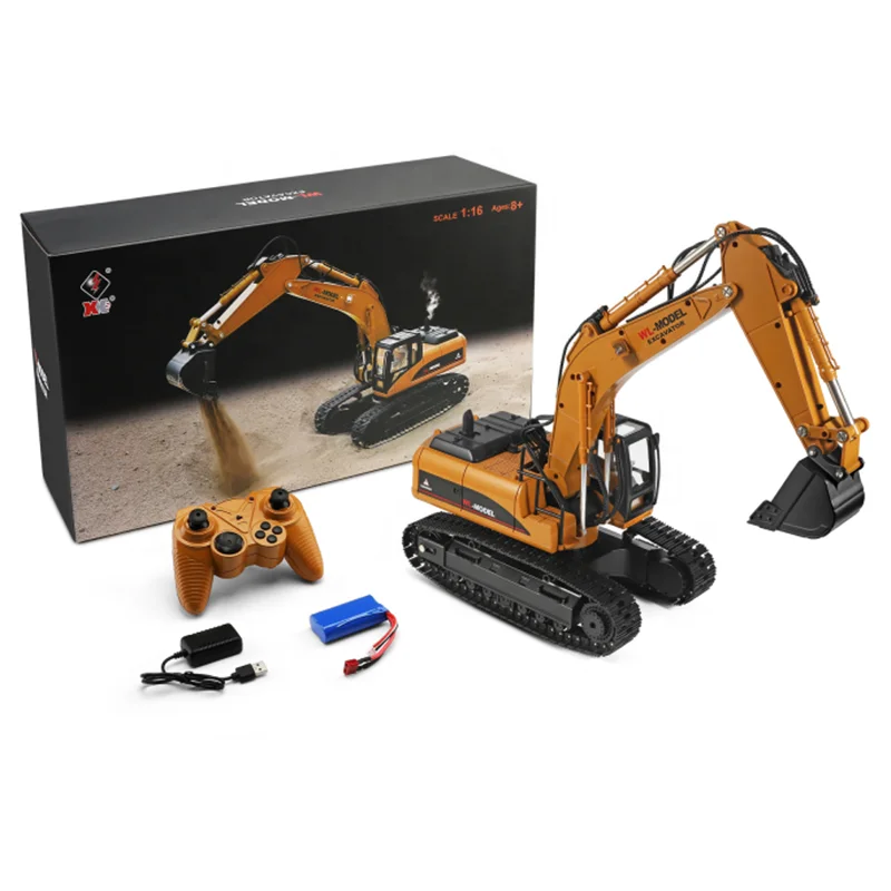 wltoys 16800 excavator ショベルカー Wltoys 16800 1:16 Scale Electric RC Digger Excavator Toy