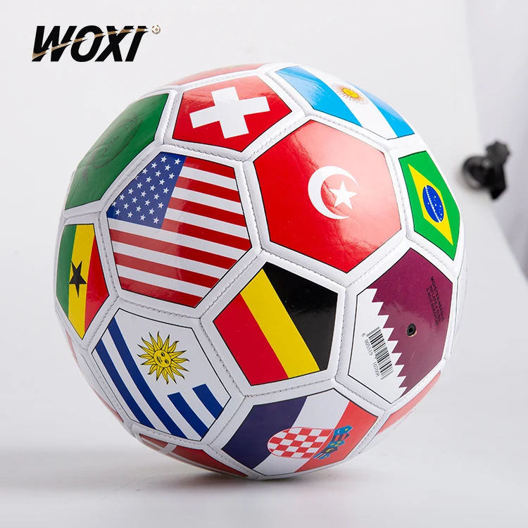 Pallone Da Calcio Bandiere Mondo - Misura 5 PU Per Adulti E Giovani - Foto 5