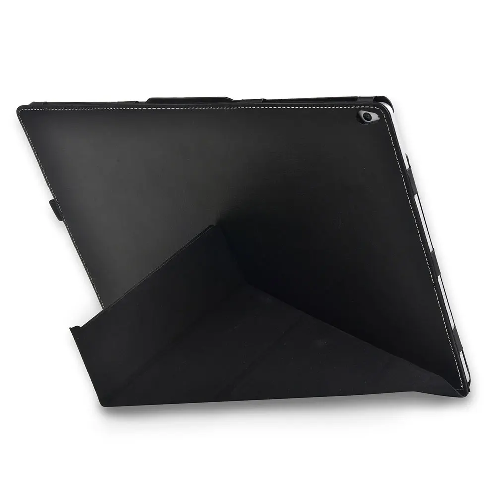 Tablet Keyboard Protective Case with PU Leather Foldable Holder for  Microsoft Surface Book 2/3 details