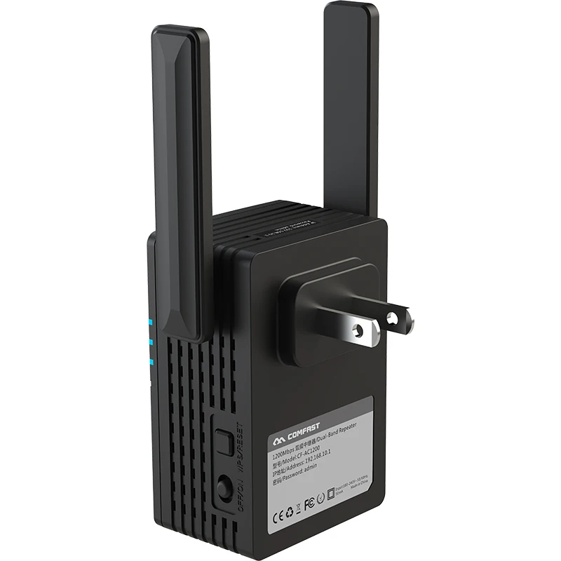 COMFAST CF-AC1200 500 метра 2 км стандарта ЕС США Великобритании Plug расширитель беспроводной сети Wi-Fi