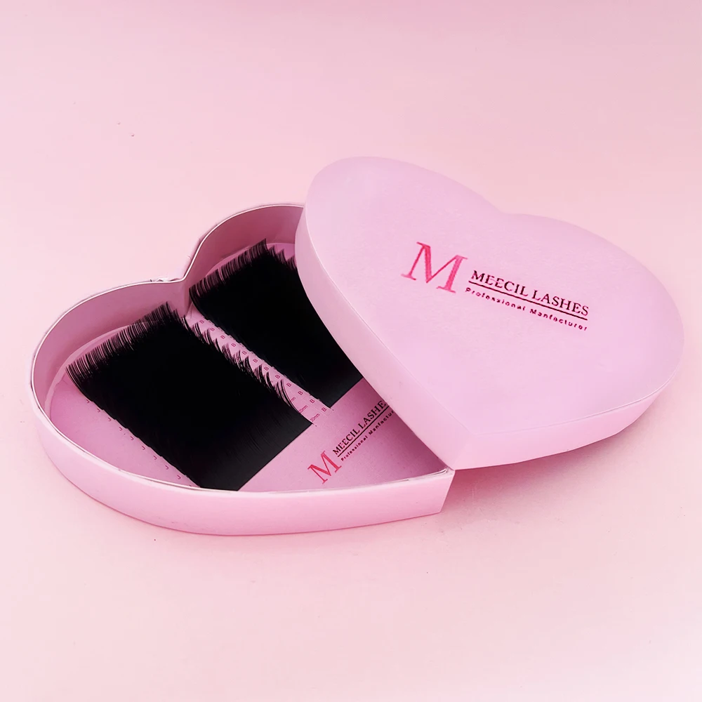Soft Cashmere Eyelash Extensions Matte Black Cashmere Lash Extensions Volume Trays Silk Cashmere Lash Extensions