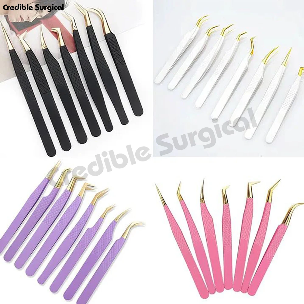 Premium Quality Customized Eyelash Tweezers Sustainable Stainless Steel