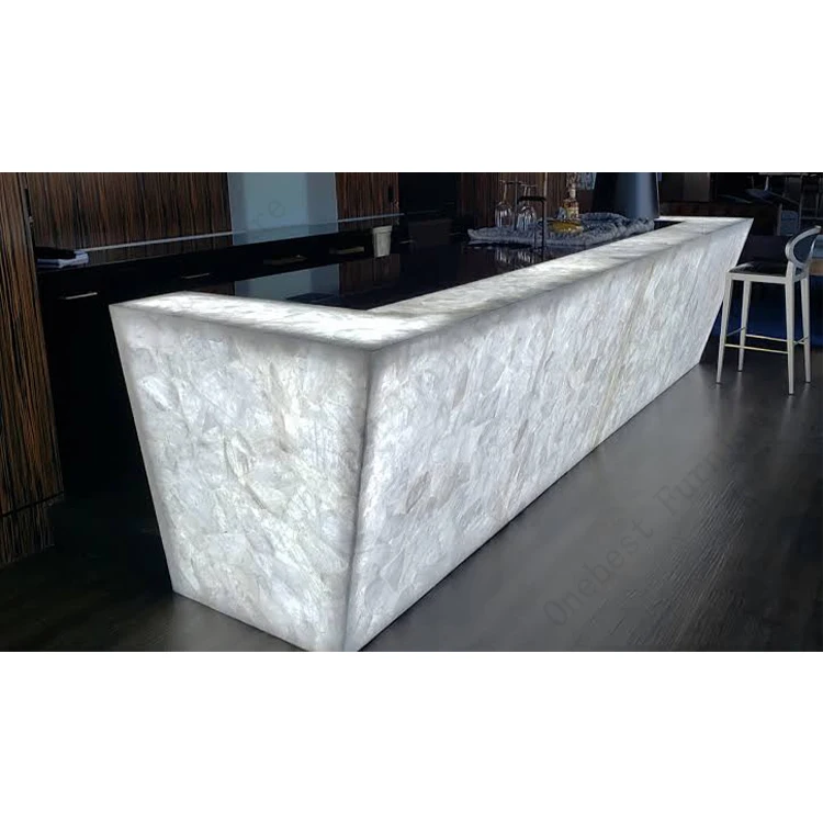 Granite Waterproof Outdoor Bar Table with LED Customizable ODM