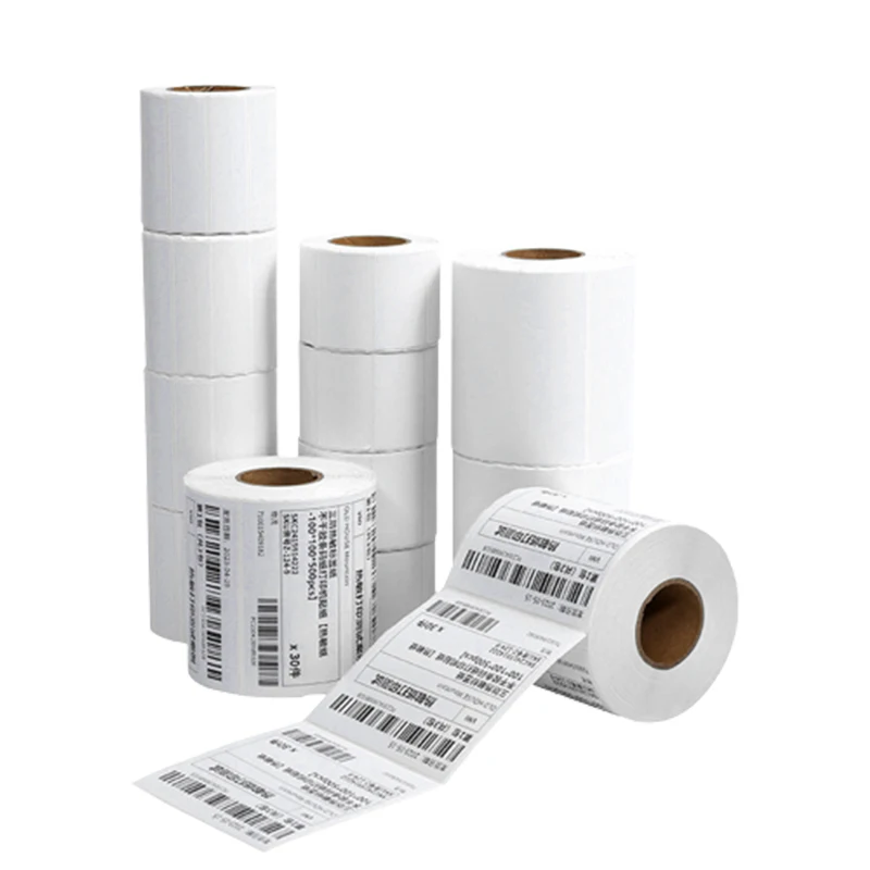 A6 4x6 Shipping Label Direct Thermal Paper Roll Sticker With Printer Label Sticker