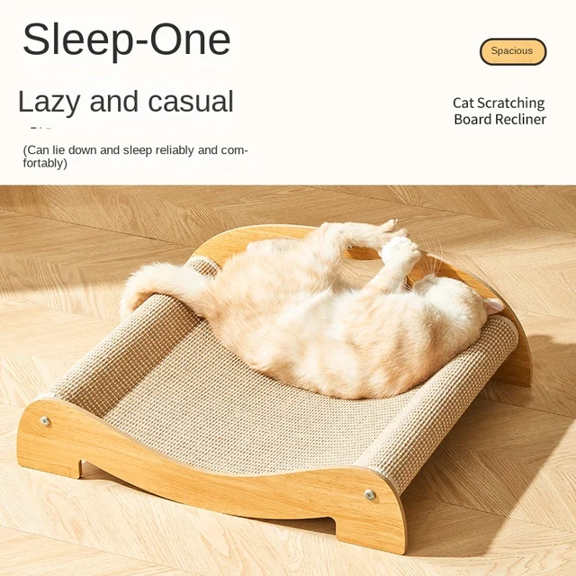 Shui Mu Extra Large Cat Tree with Thick Bed Raw Sisal Pad Sofa Scratch Board for Cross-Border E-commerce